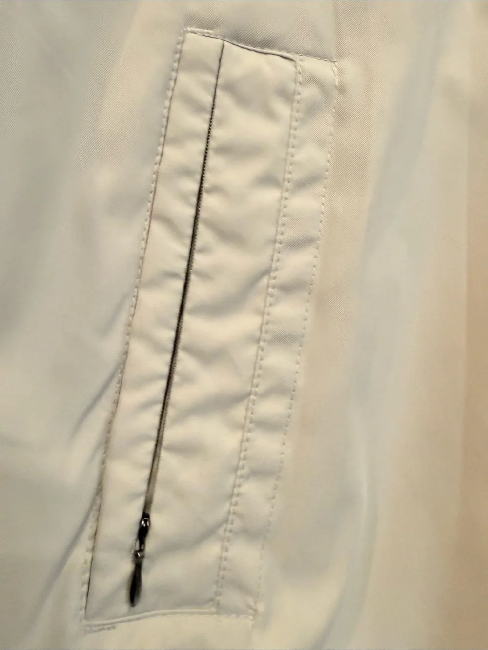 London Fog Men’s Cream Lightweight Blouson Harrington Jacket Size L